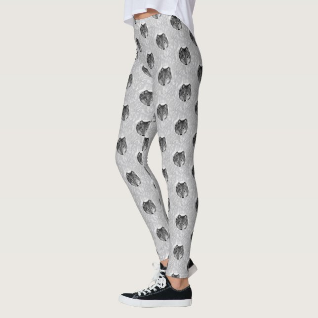 Legging Lobos-Leggings (Esquerda)