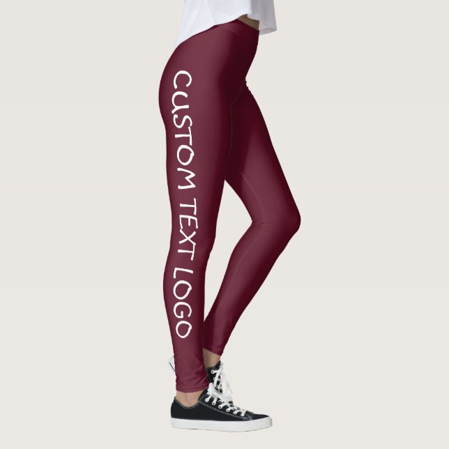 LEGGING LOGO DE TEXTO PERSONALIZADO (Direita)