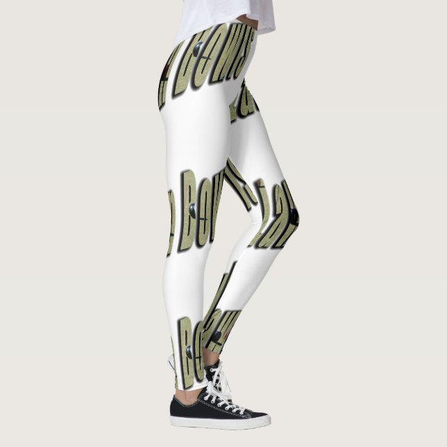 Legging Logotipo Dimensionável do Bowl Lawn, (Direita)