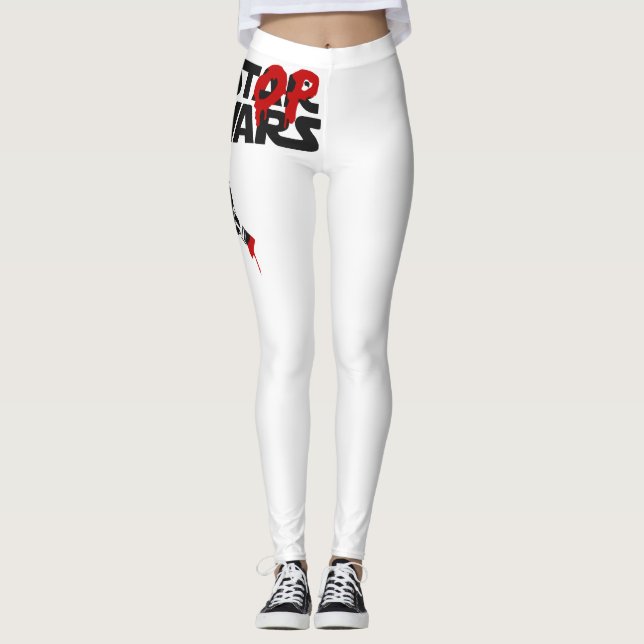 Legging Logotipo Paródia Stop Wars (Frente)