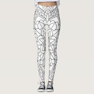 Legging Lotus Flower Mandala