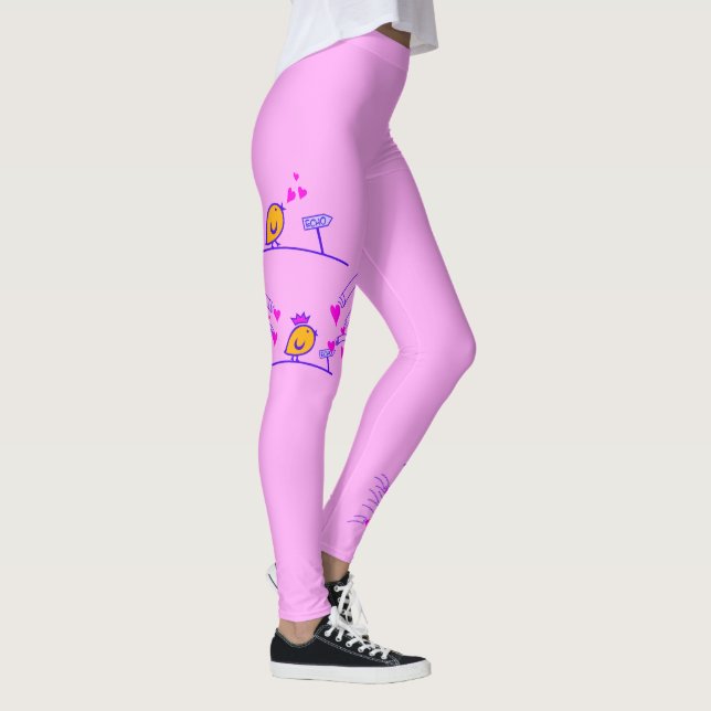 Legging LOVE ECHO - Comic Birds Tweetlercools 3 (Direita)