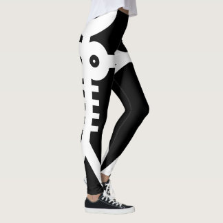 Legging Love Eternal Skeletons Icon 2007 Black And White