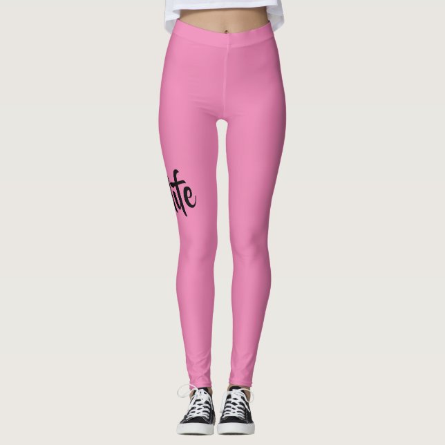 Legging Love Life estica as mulheres (Frente)