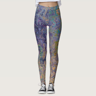 Legging Lúcid Sonha Abstrato de Tinta Álcool