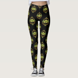 Legging Lucky Clover 🍀 Um Símbolo Eterno da Boa Fortuna
