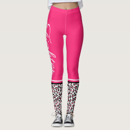 Legging Lutador do leopardo