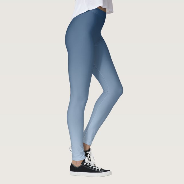 Legging Luz Harmoniosa Smokey Blue de Tons Claros a Escuro (Direita)