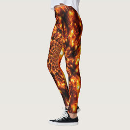 Legging Luzes brilhantes Douradas