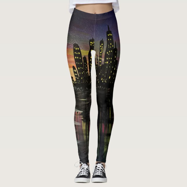 Legging Luzes da cidade (Frente)