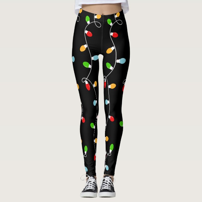 Legging Luzes de Natal (Frente)