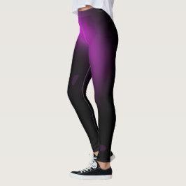 Legging Luzes de Redemoinho de Sol Roxo
