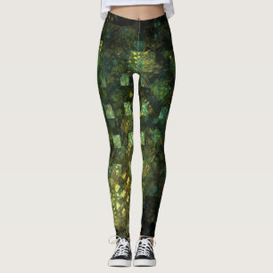 Legging Luzes na Abstrato Art da cidade