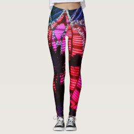 Legging Luzes noturnas de Vegas Flamingo