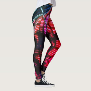 Legging Luzes noturnas de Vegas Flamingo