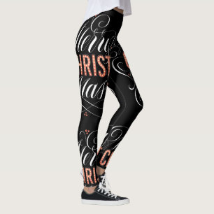 Legging Luzes vermelhas religiosas do famoso do Feliz