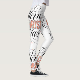 Legging Luzes vermelhas religiosas do famoso do Feliz
