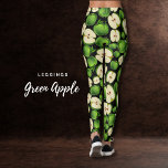 Legging Maçã Verde<br><div class="desc">Estas leggings são uma adição de excelente ao seu armário de exercícios. Eles são confortáveis e na moda,  e a impressão de maçã verde certamente vira cabeças.</div>