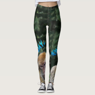 Legging Macaco triste sobre segunda-feira