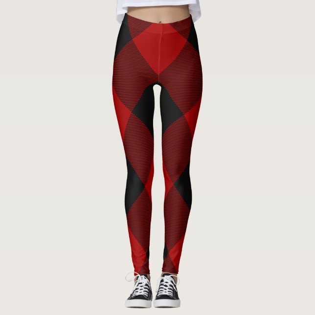 Legging MacGregor | Rob Roy | Buffalo Xadrez Red Tartan (Frente)