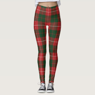 Legging Mackinnon Xadrez Tartan Scottish Clan Pattern