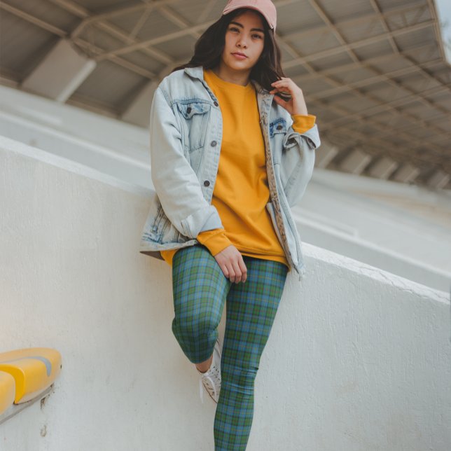 Legging MacLeod Tartan Azul Verde (Criador carregado)