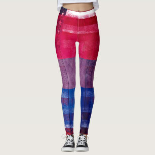 Legging Madeira bissexual americana & Paintstrokes da