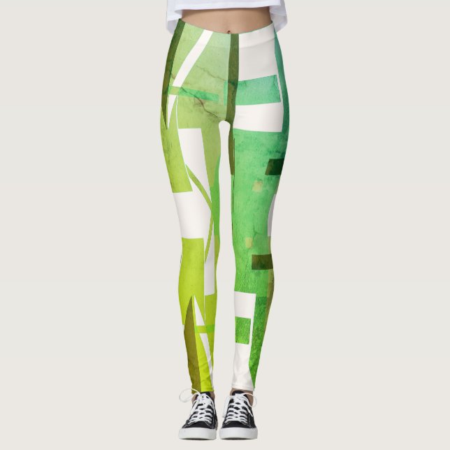 Legging Mades Verdes na aparência padronizada do MCM off-W (Frente)