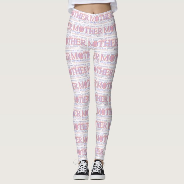 Legging Madre WordArt (Frente)