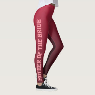 Legging Mãe da Moda Bride Burgundy