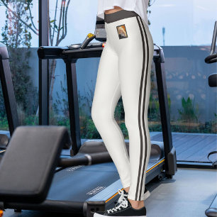 Legging Mãe de Gato de Estimação Quente Neutro Preto Listr
