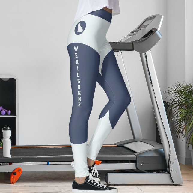 Legging Mãe de Gato Personalizada Amante de Animais de Est (Criador carregado)