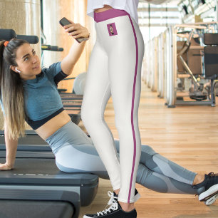 Legging Mãe de Gato Personalizada Amante de Animais Neutro