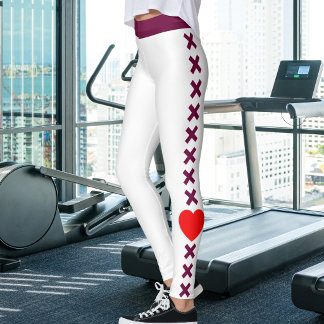 Legging Mãe de Gato Personalizado Branco Padrão de Fruta V