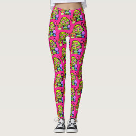 Legging Magic Mushroom Impressão