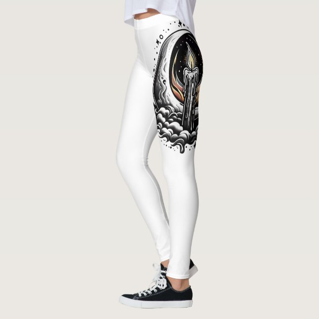 Legging Mágico-branco iluminado (Esquerda)