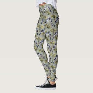 Legging Magpies Australianos Em Tintas Petrolíferas De Bov