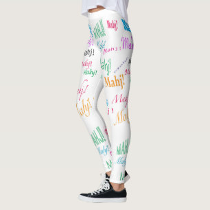 Legging Mah Jongg MAHJ! caneleiras