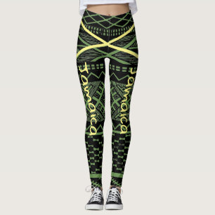 Legging Malhação e exercício das caneleiras da bandeira