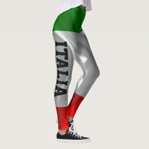 Legging Malhação italiana do costume de ITALIA da bandei