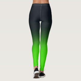 Legging Malhação Verde e Preto Esmaecidos