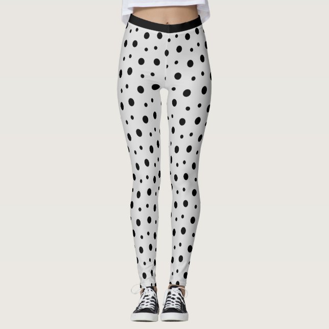 Legging Manchas de dálmata lindas (Frente)