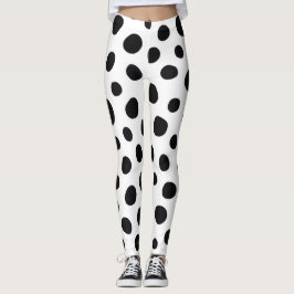 Legging Manchas Dotadas do Dia das Bruxas, inspiradas em D