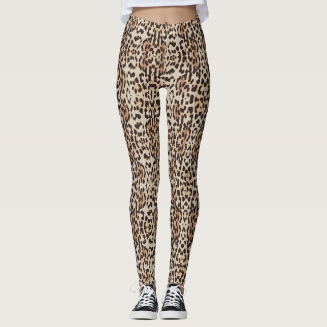 Legging Manchas-leopardo Padrão Thunder_Cove (Frente)
