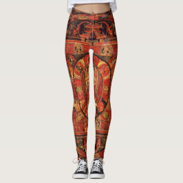Legging Mandala budista da compaixão