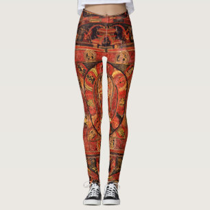 Legging Mandala budista da piedade