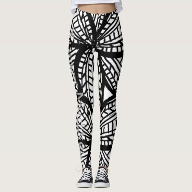 Legging MANDALA BW AER GEOMETRICLeggings (Frente)
