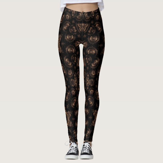 Legging Mandala da Idade do Bronze (Frente)