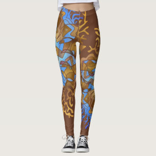 Legging Mandala da terra e do céu