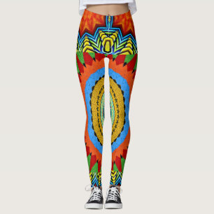 Legging MANDALA DESIGNER COLLAGE (grande escala)